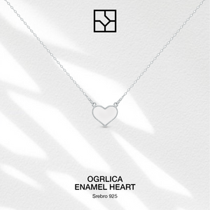Enamel Heart Necklace
